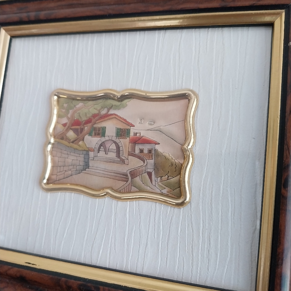 Silver Sterling Two Framed Art Pieces - Picture 3 of 13